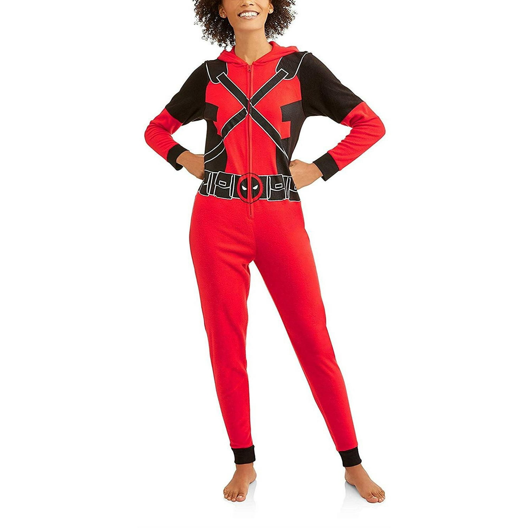 Women's deadpool pajamas hotsell