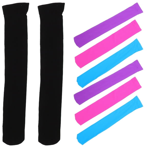 4 Pairs Stockings Long Socks Women Long Tube Stockings Thigh High Socks