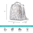 thumbnail image 4 of 7 Piece Lunch Tote Bag Set, Gray Marble, 4 of 7