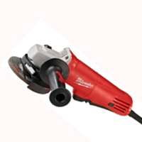 Milwaukee Electric Die Grinder Milwaukee 6140-30 Small Corded Angle Grinder, 120 VAC, 7.5 A, 825 W, 10000 rpm, 4-1/2 in Wheel ()