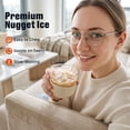 thumbnail image 4 of SENIX 2-in-1 Nugget Ice Maker Countertop with Cold Water Dispenser – Low Noise, 33 lbs Daily Output, 5-Min Self-Cleaning, Chewable Crushed Ice, 4 of 12