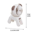 thumbnail image 3 of XGFHYJEH Desk Fan, Box Fan, Small Fan, Box Fan Clearance, Small Desk Fan, Small Fans for Desk, Portable Personal Quiet Electric Fan for Home, ABS+silica gel, 3 of 3