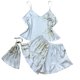 thumbnail image 1 of Gibobby Pijamas para mujer Coldker mujer verano 2021 vestido de dormir mujer moda sin mangas Color sólido cómodo camisón dormir vestido mujer pijama(C,XL), 1 of 4