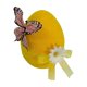 thumbnail image 2 of Set de decoraciones de huevos de espuma flocados de Pascua – Huevos de terciopelo rosa pastel, verde púrpura amarillo naranja, decoración ligera para fiestas de ventana y primavera, 65g, 2 of 6