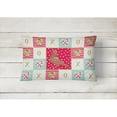 thumbnail image 2 of Carolines Treasures CK5380PW1216 African Owl Pigeon Love Canvas Fabric Decorative Pillow, Red, 12H x16W, multicolor, 2 of 3