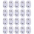 thumbnail image 3 of SCITOO 20PCS Silver Lug Nuts 3/4” Spline for Socket Key Drive Close End, 1.4" Tall, 12x1.5 Thread, Fits for 1989-2015 for Ford for Lincoln for Mercury, 3 of 4