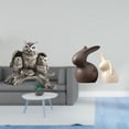 thumbnail image 2 of Set de figuras de búhos, estatuas de cerámica, artesanías de resina con forma de animales, decoración artística para el hogar, la oficina o la mesa. I, 2 of 8