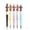 D-10pcs, variant on 5pcs Cute Dessert Themed Diy Beaded Pen Set With Donut and Gingerbread Man Designs, Wooden Bead Assembly Stationery, Imaginative Decorative Gift for Daily Study and Casual Art Creation, C
