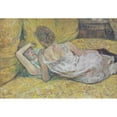 thumbnail image 2 of Henri de Toulouse-Lautrec 18x14 Black Ornate Wood Framed Double Matted Museum Art Print Titled - Abandonment (The Two Friends) (1895), 2 of 5