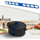thumbnail image 4 of Lid Strap Latch, Reusable Universal Lid Securing Strap For Casserole Dishes, Pots, Pans(2pcs, Multicolor), 4 of 5