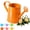 Orange, variant on Watering Can Metal, Vintage Sprinkling Can with Removable Spout, Galvanized Steel Water Cans (Orange)
