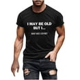 thumbnail image 1 of T-Shirt Graphique Imprimé pour Hommes, Manches Courtes Col Rond, Tissu Léger en Coton pour Confort Quotidien, 1 of 4