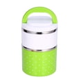 thumbnail image 1 of 2 Layer Stainless Steel Insulation Thermo Thermal Lunch Box Food Container ,Green, 1 of 8