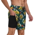 thumbnail image 6 of Rocae Sunflowers for Men's Swim Trunks Quick Dry With Two Side Pockets and One Lined Patch Pocket3X-Large, 6 of 9