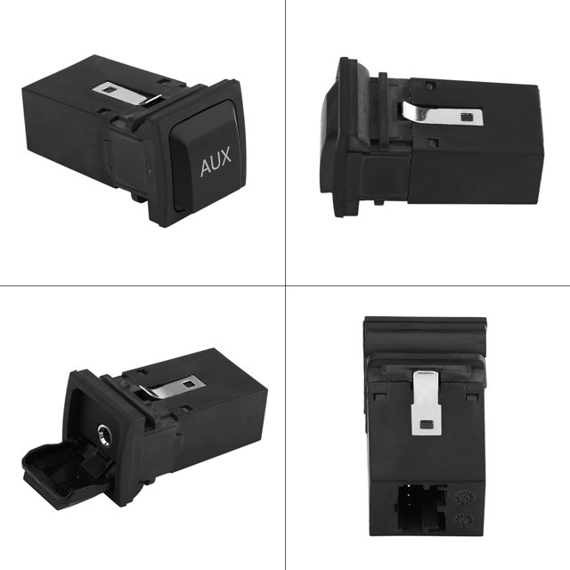 Interruptor AUX de audio USB para RCD510 RCD310 GTI/R MK5 MK6 Jetta, USB y cable de enchufe auxiliar de 3,5 mm 5KD035724 USB Enchufe Higoodz Accesorio de coche