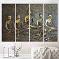 thumbnail image 3 of Buddha Statue Print, Canvas Printed Canvas, Large Canvas, Living Room Printed Canvas, Meditation Wall Decor, Buddhist Gift Canvas Art, Canvas Wall Decor - White Framed, 3 of 9