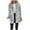#337 White, variant on Felirenzacia Womens Faux Fur Leopard Cardigan Fuzzy Jacket Winter Open Front Fleece Coat Eco Fur Outwear with Pockets