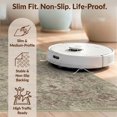 thumbnail image 6 of Design&I 3'x5' Ultra Soft Throw Mat, Vintage Faded Boho Farmhouse Delicate Fillers Kilim None Fluffy Washable Easy Care Indoor rug for Bedside Hallway, 6 of 7