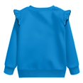 thumbnail image 2 of Uorisanigo Sweatshirt 2-3T Ruffle Long Sleeve Navy Blue Shirts Soft Pullover Tops Novelty Crewneck Pullover Sweatshirts Athletic Sweater for Fall Winter Spring, 2 of 7