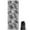 Gray Highland Cow, variant on White Buffalo Skull Flower Pattern Hot Yoga Mat Towel Non Slip for Hot Yoga - Quick-Drying Yoga Mat Cover with 4 Corner Pockets with Travel Bag - Hot Yoga Towel Non Slip 70"x26"