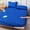 Blue, variant on Waterproof Quilted Mattress Protector, Ultra-Soft Fitted Mattress Pad with Deep Pockets, Breathable Cover for Bedroom & Dorm