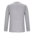 thumbnail image 6 of Dovford Men's Long Sleeve Shirts Ribbed Pullover Sweater Sim Fit Thermal Tops Crew Neck Stretchy Undershirts S-XXXL, 6 of 6