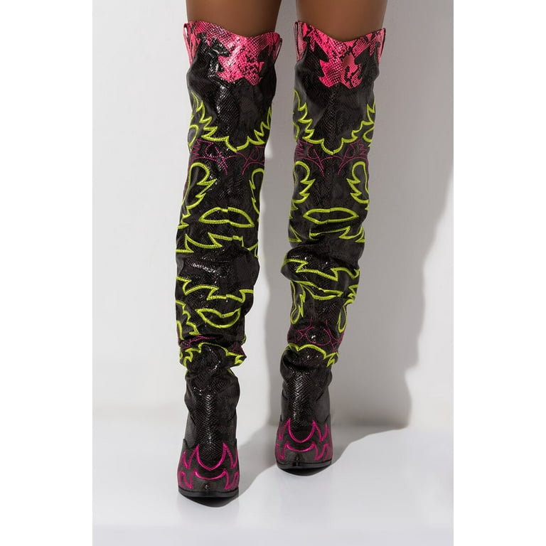 Cape robbin rockstar western over the knee boots cheap