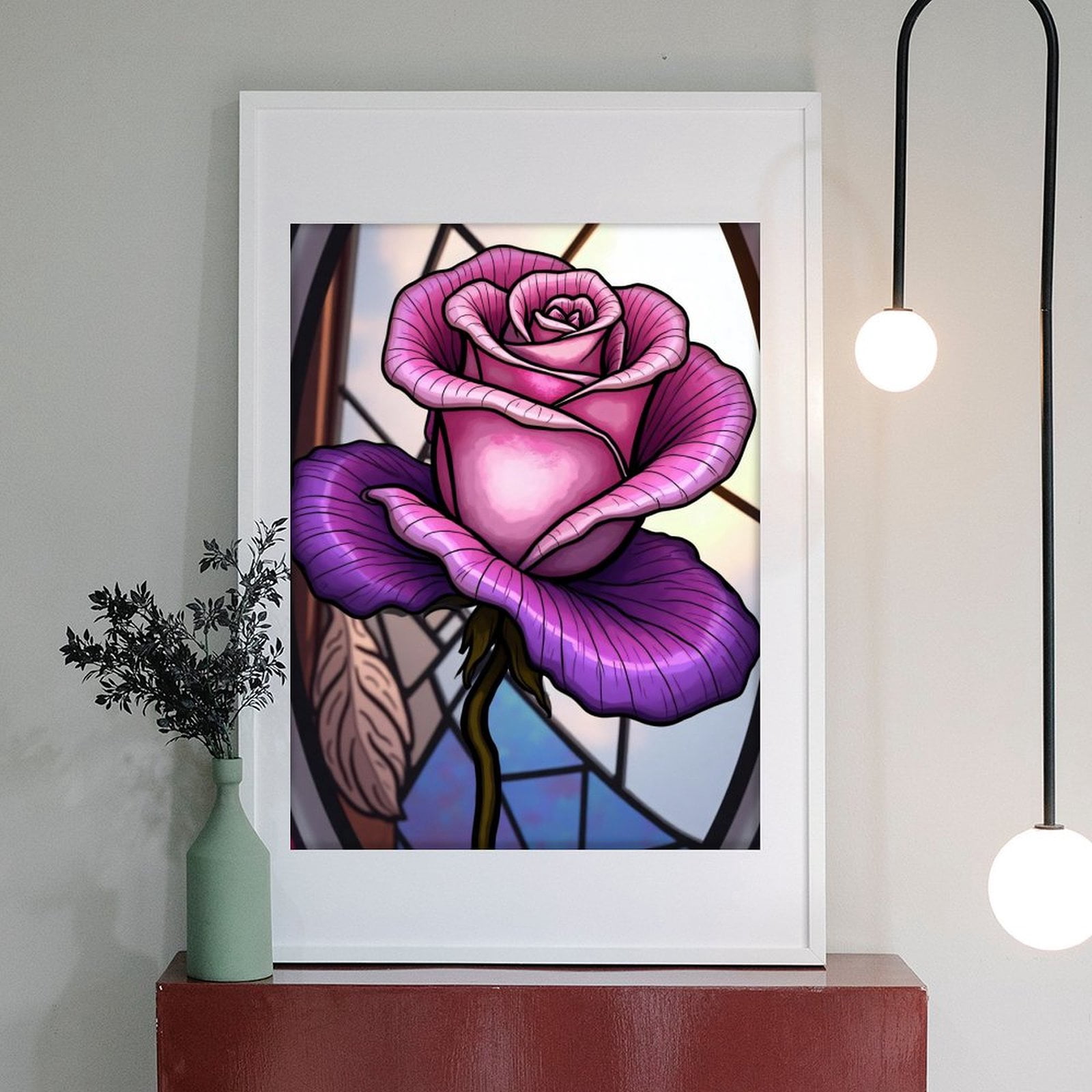 Diamond Art Kit for Adults, Abstract Rose Print No.68 Diamond Painting for Adults Beginners, 5D DIY Diamond Art Painting Kits, Colorful Diamond Painting Craft for Home Decor 12x16