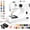 black, variant on Portable Tabletop Beginner Mini Sewing Machine for Use, Compact and Easy-to-Use Sewing Machine for Quick Repairs, DIY Crafts and Alterations, Giftable Sewing Machine for Beginners (Gray)