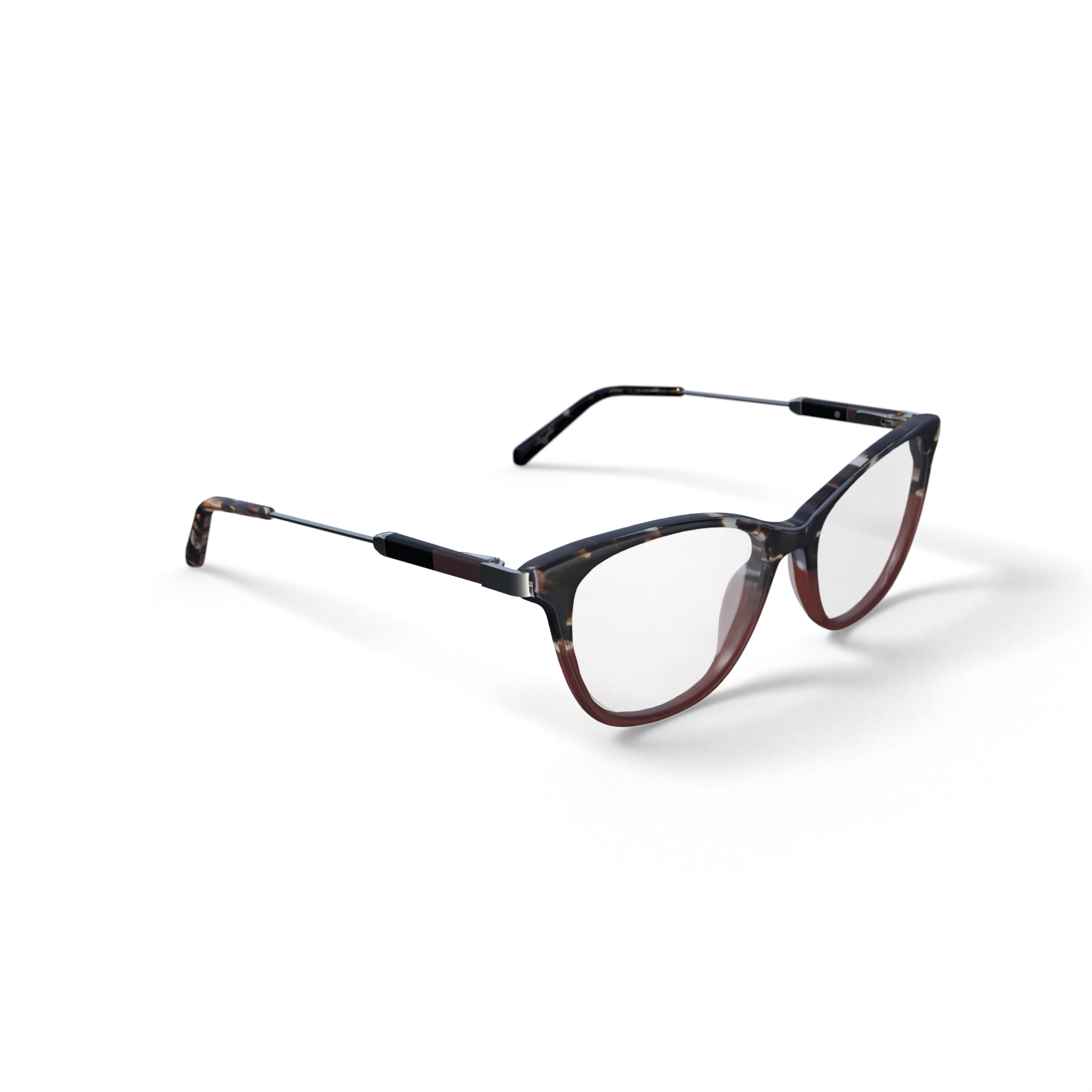 Flower Women's Blossom Prescription Eyeglasses with Case, Brown Tortoise