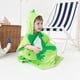 thumbnail image 2 of Toalla de baño con capucha LOLANTA para niños, diseño de dinosaurio, 100% algodón, 2 of 7