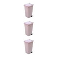 thumbnail image 4 of Transemion Plastic Waste Bins With Lid - Durable And Practical Suitable For All Ages Small And Exquisite light pink 3Set, 4 of 6