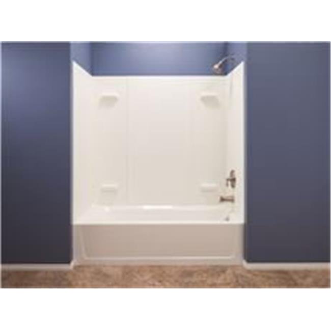 Durawall Fiberglass Bathtub Wall Kit, 5 Piece, 4 Shelves, 32 x 60 in