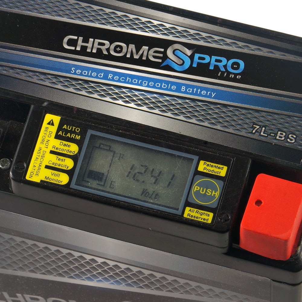 Chrome Pro Battery Ytx7L-Bs Igel Motorcycle Battery For Atk Electric Start 1996