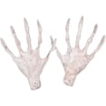 thumbnail image 3 of Manos de esqueleto de Halloween, manos de esqueleto de bruja de Halloween, mano de esqueleto aterrador de plástico realista para decoración de Halloween, suministros de decoración de Halloween 2, 3 of 5