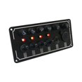thumbnail image 4 of Panel de interruptor , 12 V24 LED rojo, de , panel de fusibles giratorio apto para coche, shamjiam Panel de interruptores, 4 of 8
