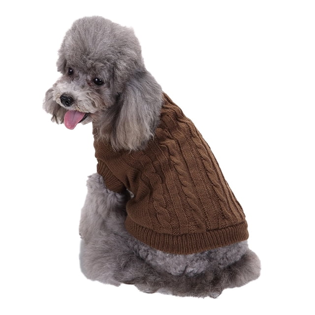 Ropa para perros Greeniant Camisa transpirable para cachorros color Café varios tamaños