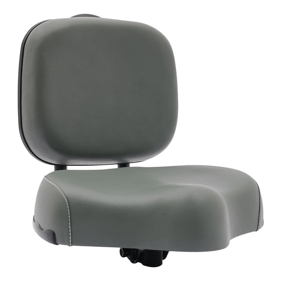 Tricycle Seat with Backrest, Extra Wide Tricycle Saddle Seat with Back Support, Comfortable Exercise Tricycle Seat Cushion (Gray)