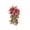 Red, variant on WSBDENLK 12-prong Artificial Daisys Hanging Flowers For Outdoors No Fade Faux Silk Daisys Flower For Front Door Porch Patio Yard Garden
