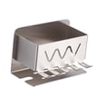 thumbnail image 2 of Organizador de cepillo de dientes Organizador de la pared Montada Organizador de baño Fácil de instalar una rejilla de almacenamiento multifuncional Gris, 2 of 8