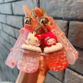 thumbnail image 3 of Sanrio Cartoon Anime Cinnamon Roll Melody HelloKitty Oil Quicksand Drift Bottle Mochila Llavero Niña Linda Muñeca Colgante Regalo, 3 of 3
