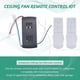 thumbnail image 5 of Kit de Control Remoto Universal para Ventilador de Techo de 40 W, 6 Velocidades y Función de Temporización. Reemplazo para Ventiladores y Luces de Techo de CC., 5 of 5