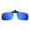 Blue, variant on Polarized Flip Up Clip On Sunglasses with UV400 Glare Protection, Flip Design Sunglasses Clip for Prescription Glasses, Anti-Glare Clip-On Shades for Driving Fishing Outdoor Activities