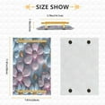 thumbnail image 3 of Ryvnso 3d Pink Flowers Bathroom Tray Vanity Countertop Trays Acrylic Organizer, 3 of 7