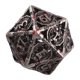 thumbnail image 4 of Ensemble de 7 dés en métal creux pour adultes, jeu de table, motif de taches de sang, dés polyédriques pour jeu de rôle, 4 of 4