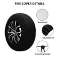 thumbnail image 4 of Cute Cartoon Spider Man Spare Tire Cover Wheel Protectors For Trailer Rv Suv Truck Camper Travel Fits For Tire Diameter 15 Inch, 4 of 7