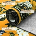 thumbnail image 5 of BLEUM CADE Yellow Floral Area Rug 2x3 Hummingbird Spring Foldable Vintage Rug Outdoor Lemon Welcome Mat with Rubber Backing, 5 of 5