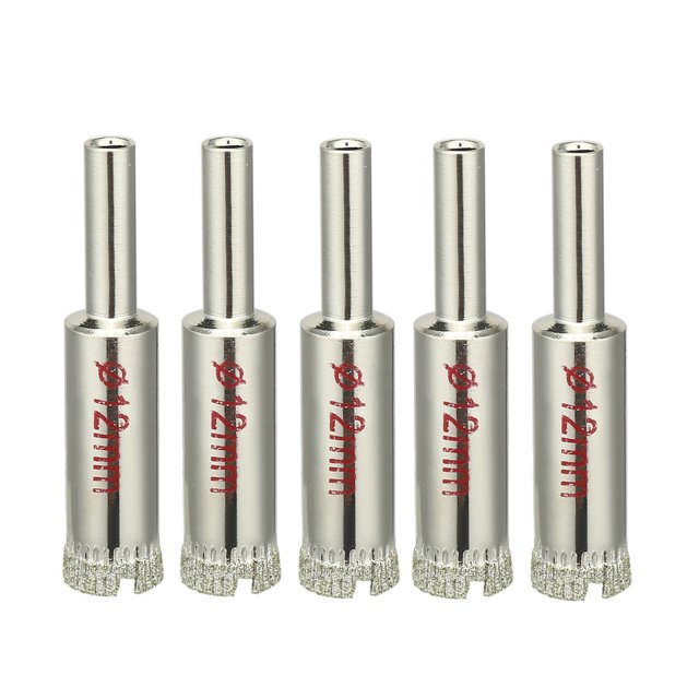 Brocas de sierra de agujero de vidrio recubiertas de diamante Uxcell para azulejos de cerámica 12mm