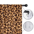 thumbnail image 4 of Blackout Kids Curtains,Brown and Black Leopard Print Childrens Insulated Curtains Set Of 2,Bedroom Essentials,Toddler Room Decor 52"x84", 4 of 5