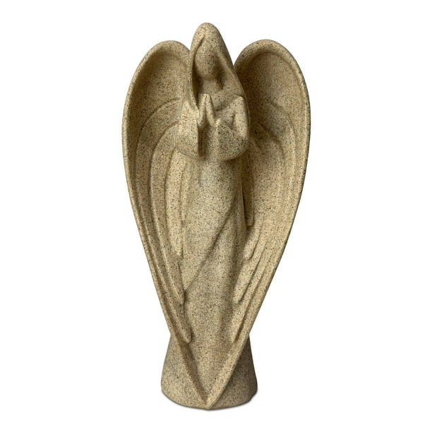 Angel Statue 9'' Standing Praying Angel Statuette Figurines Resin Angel